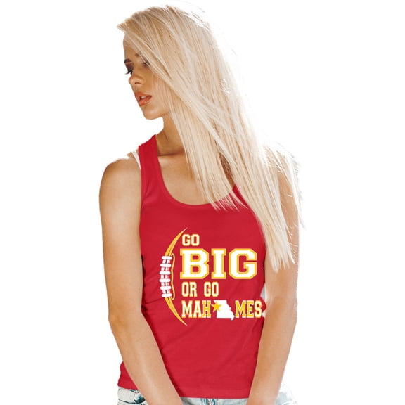 Womens Go Big Or Go Home City Of Kansas City Pride Sleeveless Tank Top T-Shirt