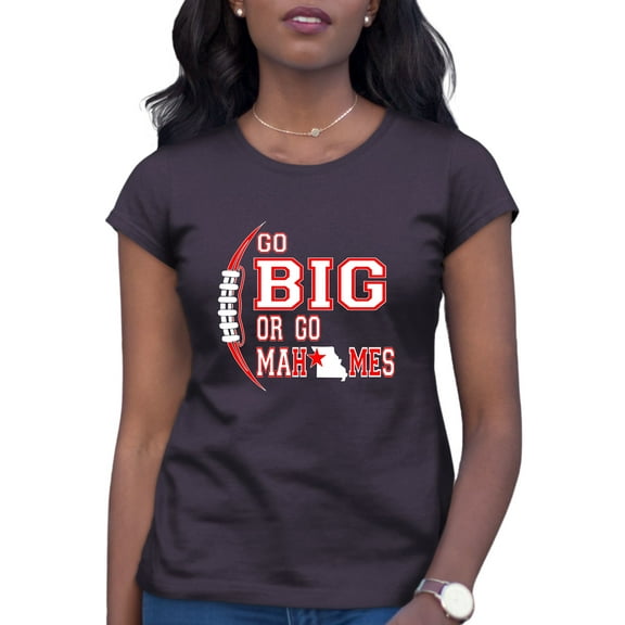 Womens Go Big Or Go Home City Of Kansas City Pride T-Shirt