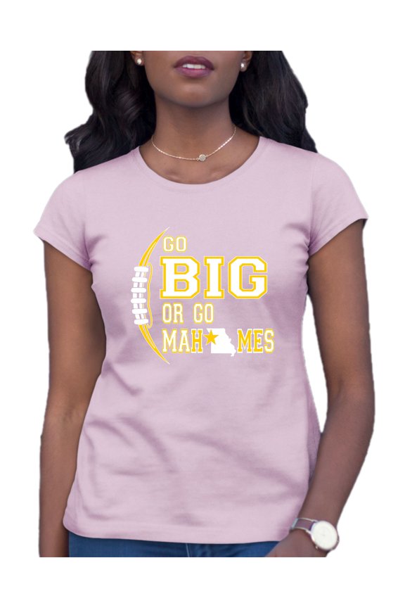 Womens Go Big Or Go Home City Of Kansas City Pride T-Shirt