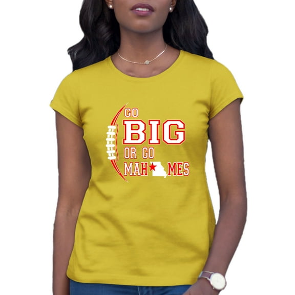 Womens Go Big Or Go Home City Of Kansas City Pride T-Shirt