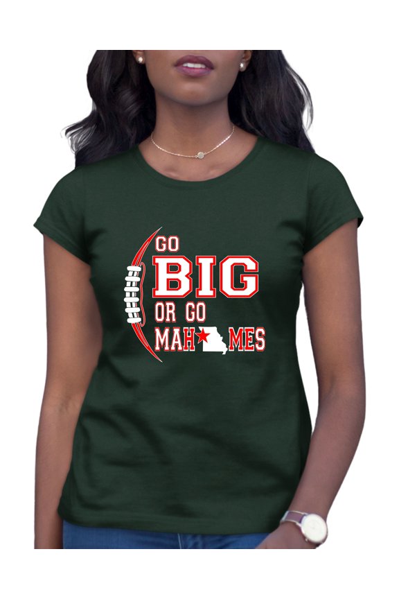 Womens Go Big Or Go Home City Of Kansas City Pride T-Shirt