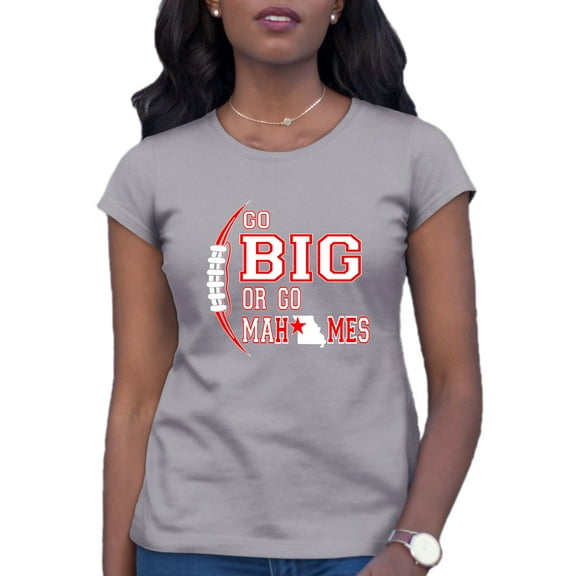 Womens Go Big Or Go Home City Of Kansas City Pride T-Shirt