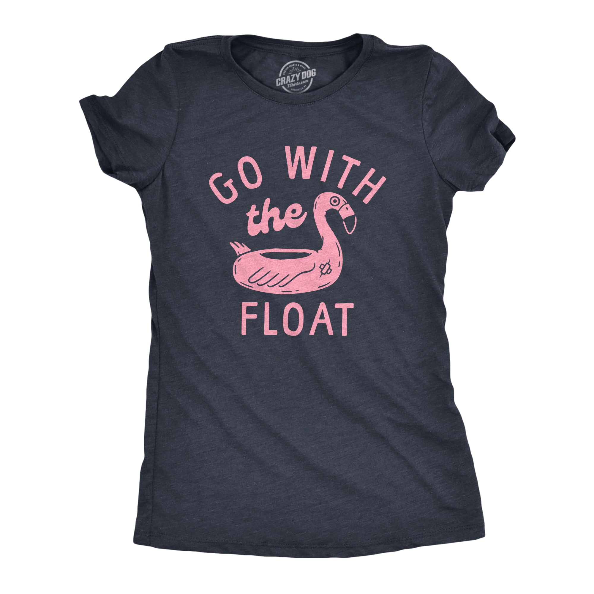 Amazon Awesome Tees Funny Womens Go With The Float T Shirt