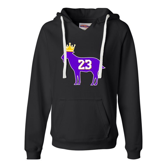 Womens Goat James G.O.A.T. King Deluxe Soft Hoodie