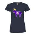 thumbnail image 1 of Womens Goat James G.O.A.T. King Deluxe Soft T-Shirt, 1 of 1