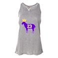 thumbnail image 1 of Womens Goat James G.O.A.T. King Flowy Racerback Tank Top T-Shirt, 1 of 1