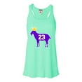 thumbnail image 1 of Womens Goat James G.O.A.T. King Flowy Racerback Tank Top T-Shirt, 1 of 1