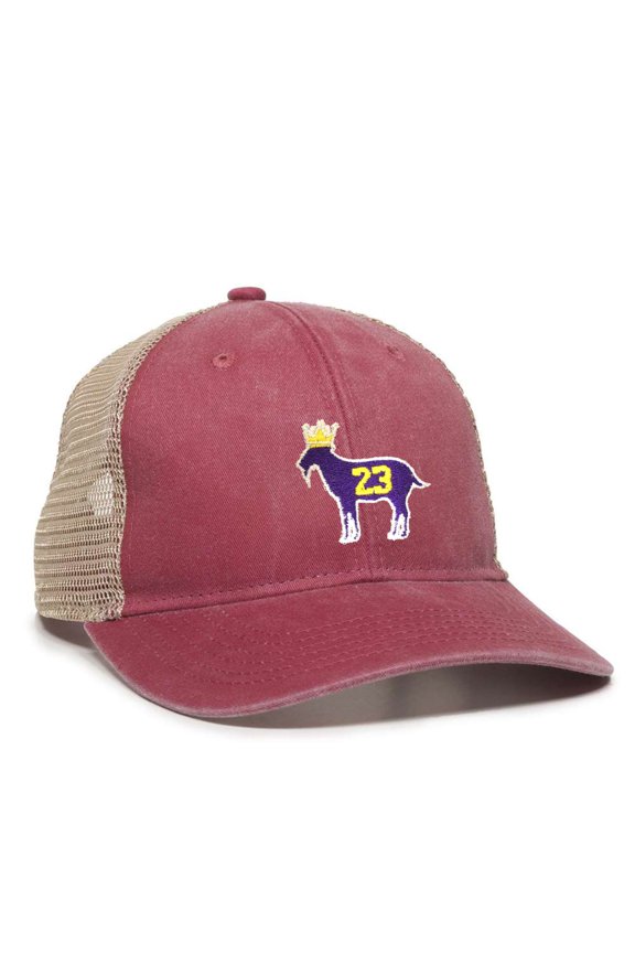 Womens Goat James G.O.A.T. King Ponytail Mesh Back Cap