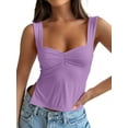 thumbnail image 1 of Womens Going Out Crop Tops Backless Tank Tops Summer Y2k Teen Basics Cute Clothes Light S, 1 of 7