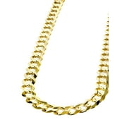 FROST NYC Womens Gold Chain - Solid Cuban Link 10K/14K Gold