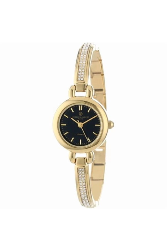 Womens Gold-Plated Quartz Watch