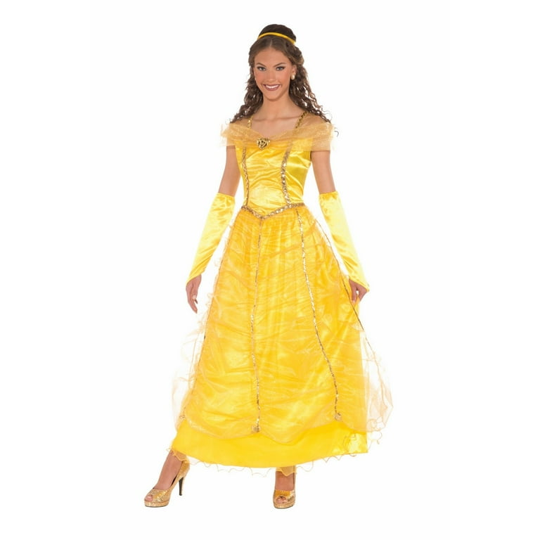Zombie Golden Beauty Fairytale Costume Womens Yellow Zombie Golden Beauty Fairytale Costume Womens Yellow