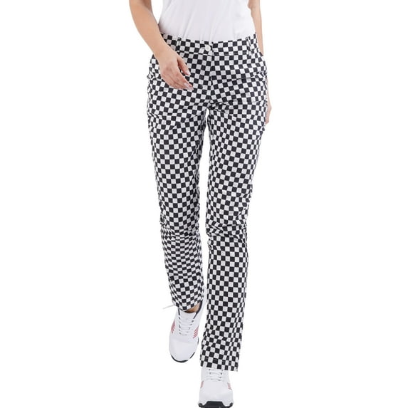 Womens Golf Pants Lightweight Stretch Slim Fit Ladies Straight Classic Leg Pants