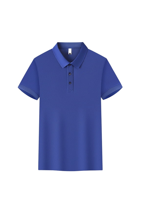 Womens Golf Shirts Plus Size Cotton Short Sleeve Stand Collar Sports Workout Tops Casual Solid Color Loose Button Lapel Drop Shoulder Blouses
