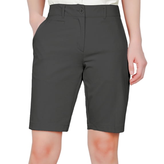 Womens Golf Shorts Dry Fit Bermuda Shorts with Pockets Chino Shorts Stretch for Summer