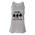 thumbnail image 1 of Womens Gone Squatchin' Gone Squatching Bigfoot Sasquatch Flowy Racerback Tank Top T-Shirt, 1 of 1