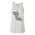 thumbnail image 1 of Womens Good Moms Say Bad Words Funny Mother's Day Flowy Racerback Tank Top T-Shirt, 1 of 1