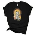 thumbnail image 1 of Womens Good Vibes Only Betty Boop Hippie Short Sleeve T-shirt Graphic Tee Graphic Tee-Black-xxl, 1 of 4