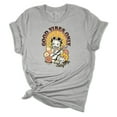 thumbnail image 1 of Womens Good Vibes Only Betty Boop Hippie Short Sleeve T-shirt Graphic Tee Graphic Tee-Sports Grey-xxl, 1 of 4
