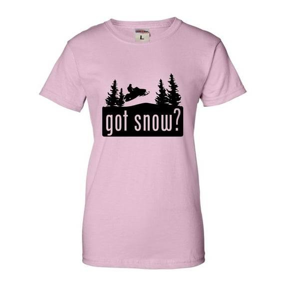 Womens Got Snow Funny Snowmobile Lover T-Shirt