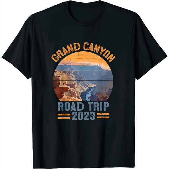 Womens Grand Canyon National Park Road Trip 2023 Family Vacation T-Shirt Black X-Large