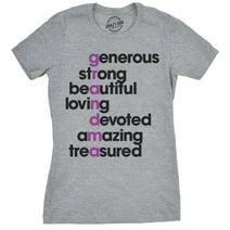 Womens Grandma Letters T shirt Cute Graphic Mothers Day Gift for Grandmother Womens Graphic Tees