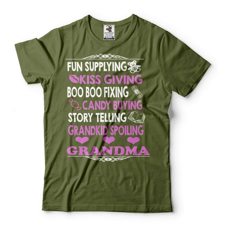 Womens Grandma T-Shirt Cute Grandma Shirt Grandma Gifts Funny