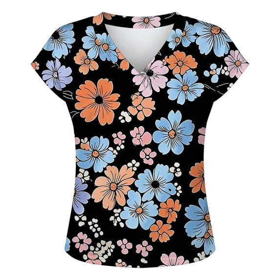 Womens Graphic T Shirts Graphic Print Crewneck Soft Basic Comfort Fit Fashion Concert Shirts For Women Size L