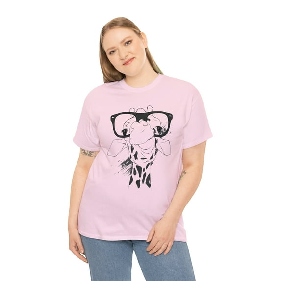 Womens Graphic Tee-Giraffe