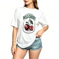 thumbnail image 1 of Womens Graphic Tees Short Sleeve T Shirts | Cotton Loose Casual Tops for Girls, Vintage Cherry Graphic T-shirts, 1 of 5