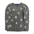 thumbnail image 1 of Womens Gray & Silver Metallic Sparkle Christmas Holiday Sweater Small, 1 of 1