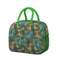 thumbnail image 1 of Womens Green Cartoon Dinosaurs Jungle Pattern Lunch Box for Work,Insulated Lunch Bag for Women,Loncheras Para Mujer,Leakproof Adult Lunch Bag for Work,Beach,Travel,Picnic,Camping, 1 of 7