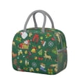 thumbnail image 1 of Womens Green Christmas Santa and Snowman Pattern Lunch Box for Work,Insulated Lunch Bag for Women,Loncheras Para Mujer,Leakproof Adult Lunch Bag for Work,Beach,Travel,Picnic,Camping, 1 of 7