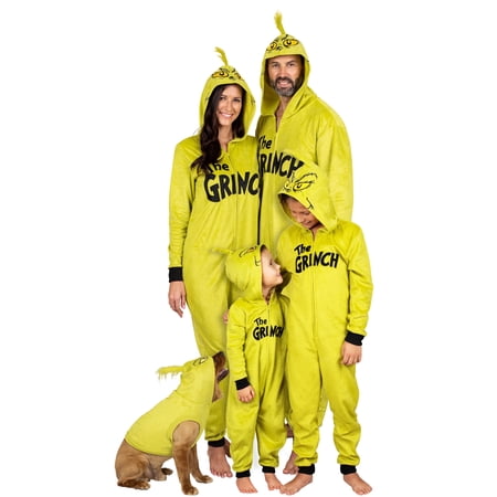 Womens Grinch Onesie Pajama Costume Union Suit, Mom, Size: 2X, Dr. Seuss
