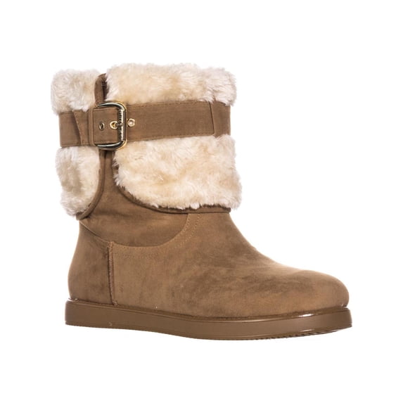 Womens Guess Amburr Mid Calf Lined Boots, Medium Brown, 5.5 US