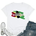 thumbnail image 1 of Womens Guyana Warriors Cricket Short Sleeve T-Shirt White 2X-Large, 1 of 5