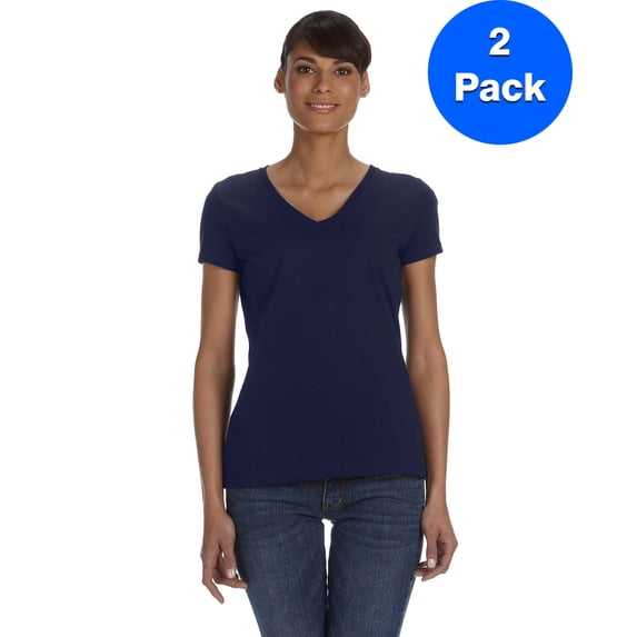 Womens HD V-Neck T-Shirt L39VR (2 PACK)