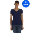 thumbnail image 1 of Womens HD V-Neck T-Shirt L39VR (3 PACK), 1 of 3
