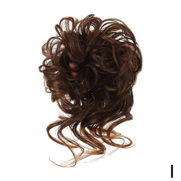 Womens Hair Piece Chignon Messy Bun Ponytail Hair Curly FAST Hair