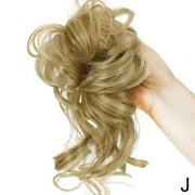 Womens Hair Piece Chignon Messy Bun Ponytail Hair Curly Hair Extensions .Prof A8L7