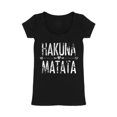 thumbnail image 1 of Womens Hakuna Matata Scoop Neck T Shirt Top, 1 of 1