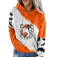 Womens Halloween Costumes 2024 Cute Ghost Graphic Shirts Drawstring