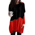 Womens Halloween Costumes 2024 Pumpkin Bats Print Tunic Tops for