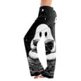 thumbnail image 1 of Womens Halloween Pajama Pants Cute Halloween Print Stretch Comfy Lounge Pants Casual Sleepwears, 1 of 5