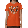 thumbnail image 1 of Womens Halloween Printed Short Sleeve T Shirts, Spooky, Pumpkin S-2XL, 1 of 6