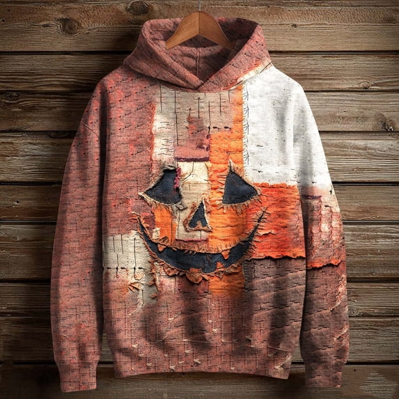 Womens Halloween Sweatshirt, Oversized Fall Fashion Aesthetic Bat Print Crewneck, Comfy Lounge & Party Outfit
