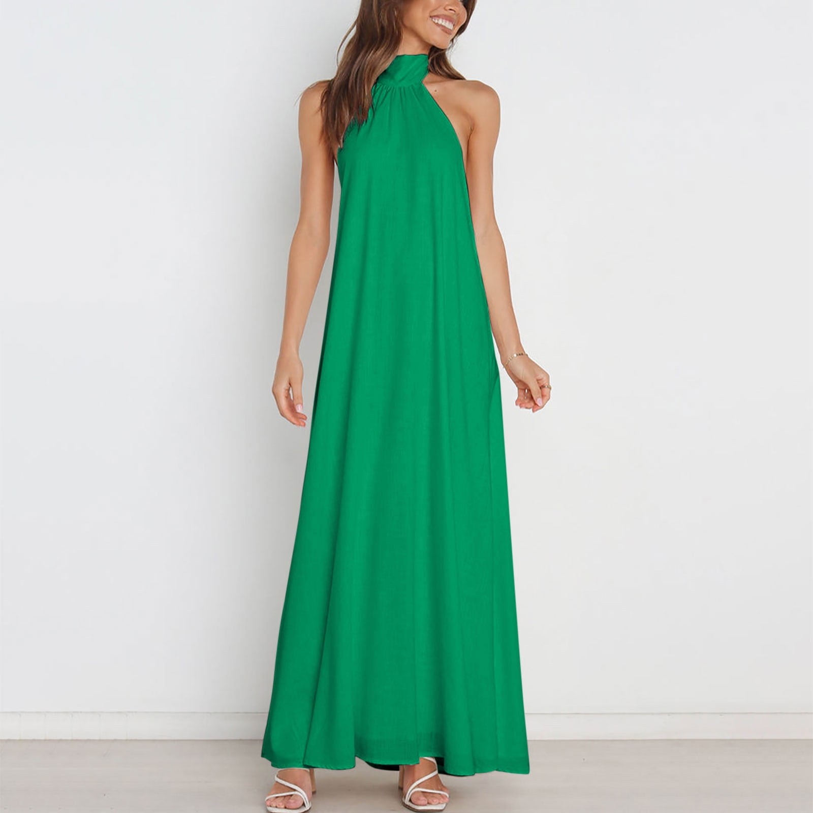 Halter top maxi dresses for summer hotsell