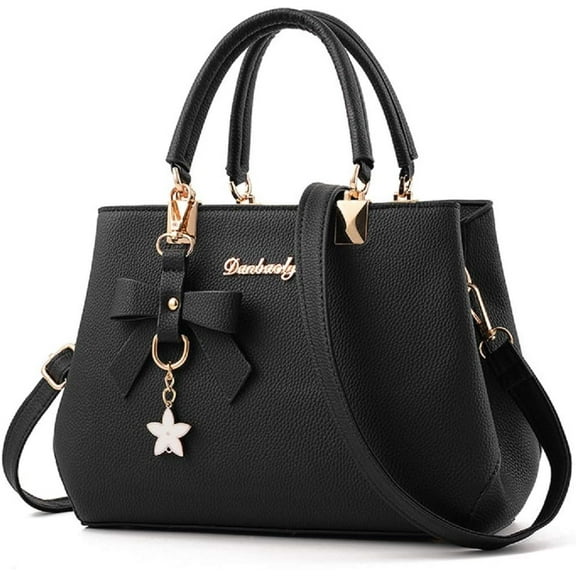 Womens Handbags and Purses Fashion Top Handle Satchel Tote PU Leather Shoulder Bags