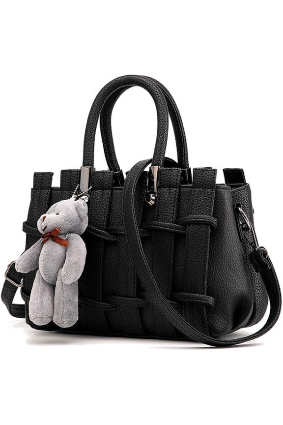 Womens Handbags and Purses Fashion Top Handle Satchel Tote PU Leather Shoulder Bags
