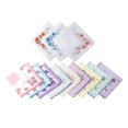 thumbnail image 1 of Womens Handkerchiefs Gift Soft Cotton 12"x12" Colorful Square Pocket Hankies 12pcs, 1 of 8